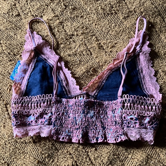 Free People orange and black Lace Bralette - Picture 4 of 4